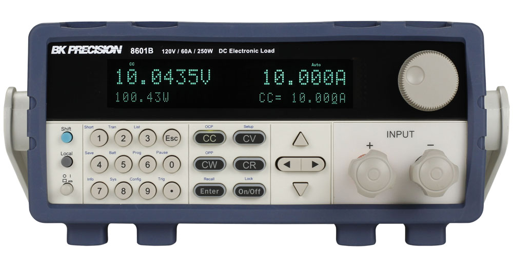 BK Precision 8600/B Series Electronic Load, 250 W, 120 V, 60 A