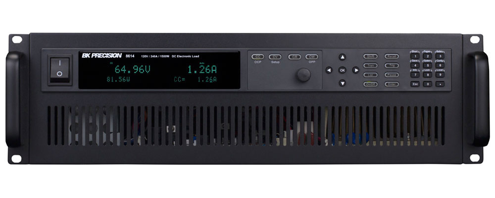 BK Precision 8600 Series Electronic DC Load, 0 to 750 W, 0/500 V, 0 to 30 A