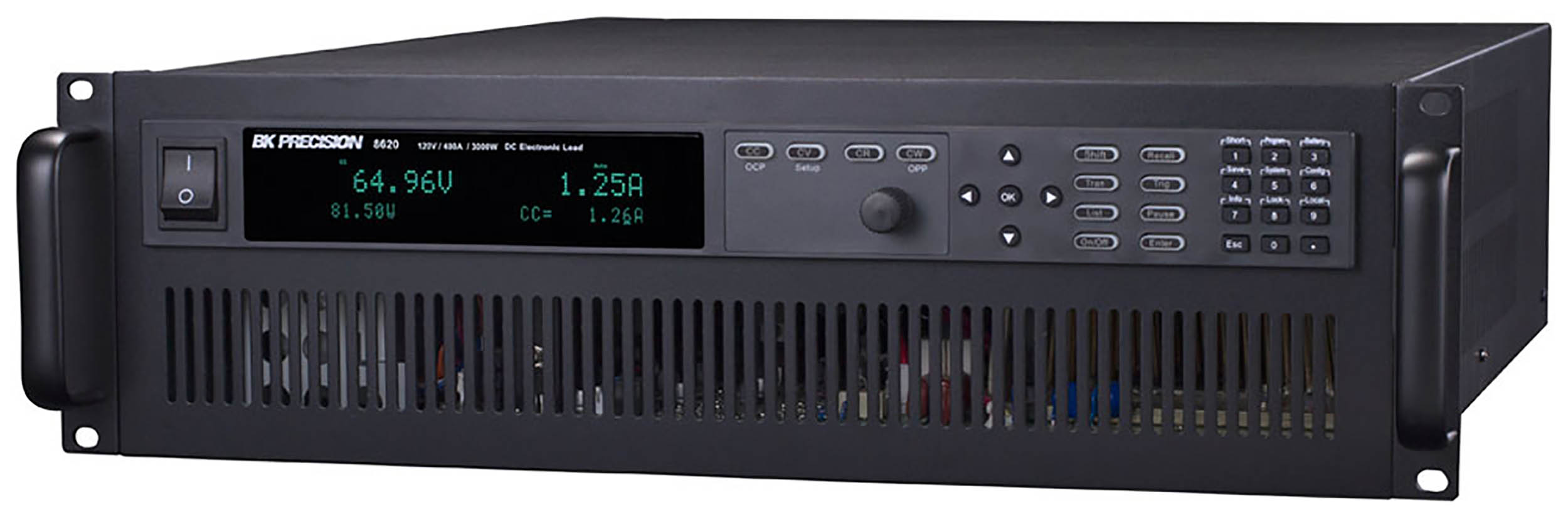 bk8620 BK Precision 8600 Series Electronic DC Load, 3000 W, 120 V, 480 A