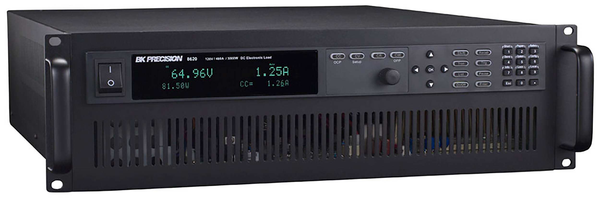bk8620 BK Precision 8600 Series Electronic DC Load, 3000 W, 120 V, 480 A