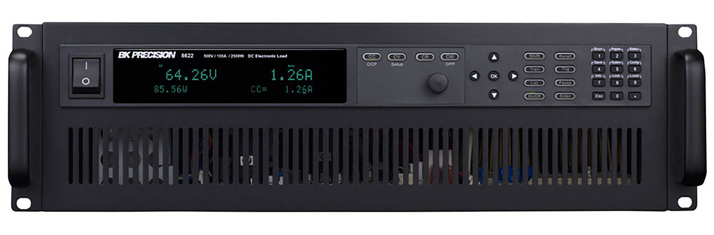 BK Precision 8600 Series Electronic DC Load, 2500 W, 500 V, 100 A