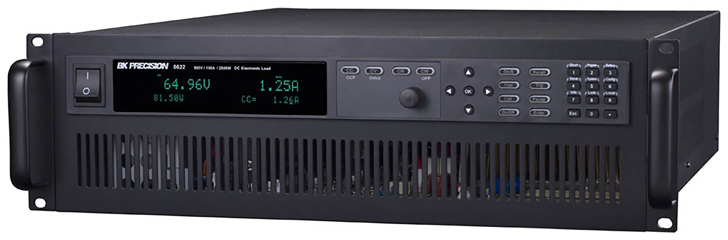 bk8622 BK Precision 8600 Series Electronic DC Load, 2500 W, 500 V, 100 A