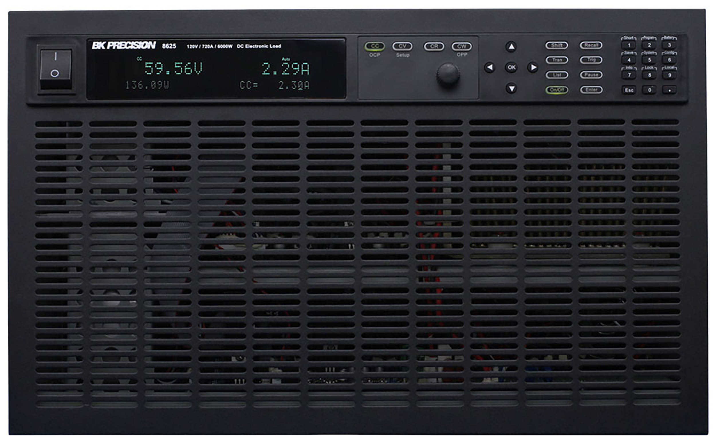 BK Precision 8600 Series Electronic DC Load, 6000 W, 120 V, 720 A