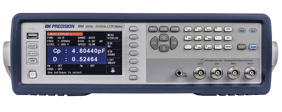 BK Precision BK894 Bench LCR Meter 100 mF, 100 mΩ, 100000 h