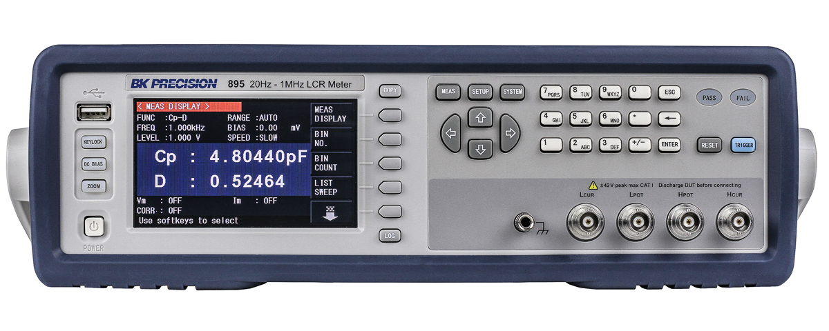 BK Precision BK895 Bench LCR Meter 100 mF, 100 mΩ, 100000 h