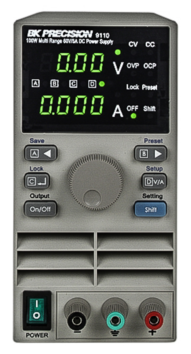 BK Precision Digital Bench Power Supply, 1-Output 0 V ac to  60V, 100 W, 5 A Max, UKAS