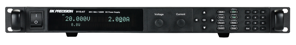 BK Precision Digital Bench Power Supply, 1-Output 0 V ac to  80V, 1.2 kW, 60 A Max