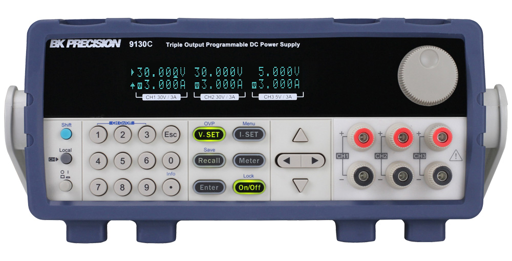 BK Precision Analogue Bench Power Supply, 3-Output 0 V to  5V, 195 W, 3 A Max