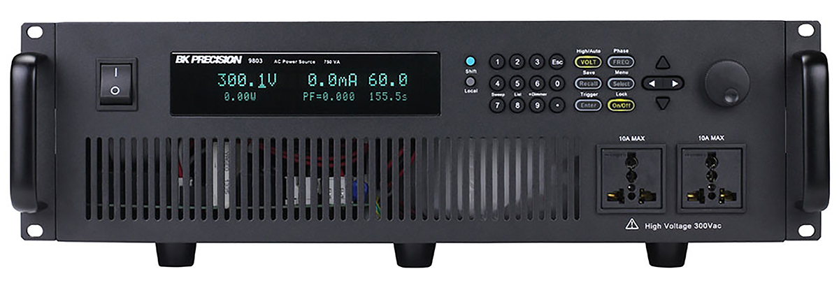 BK Precision Digital Bench Power Supply, 1-Output 300 V to  300V, 750 VA, 6 A Max