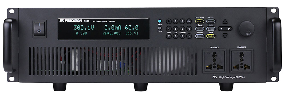 BK Precision Digital Bench Power Supply, 1-Output 300 V to  300V, 1.5 kVA, 12 A Max, RSCAL