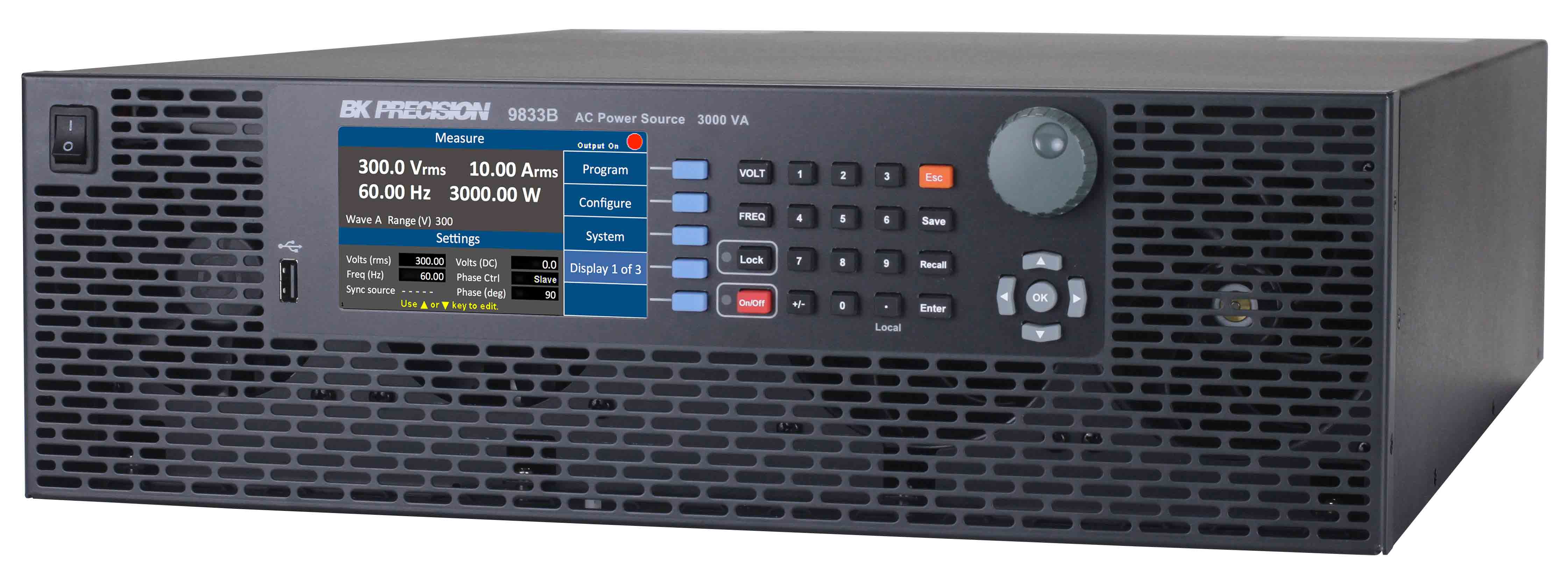 bk9833b BK Precision Bench Power Supply, 1-Output 0 V ac to  424V dc, 2000 W, 20 A Max, UKAS