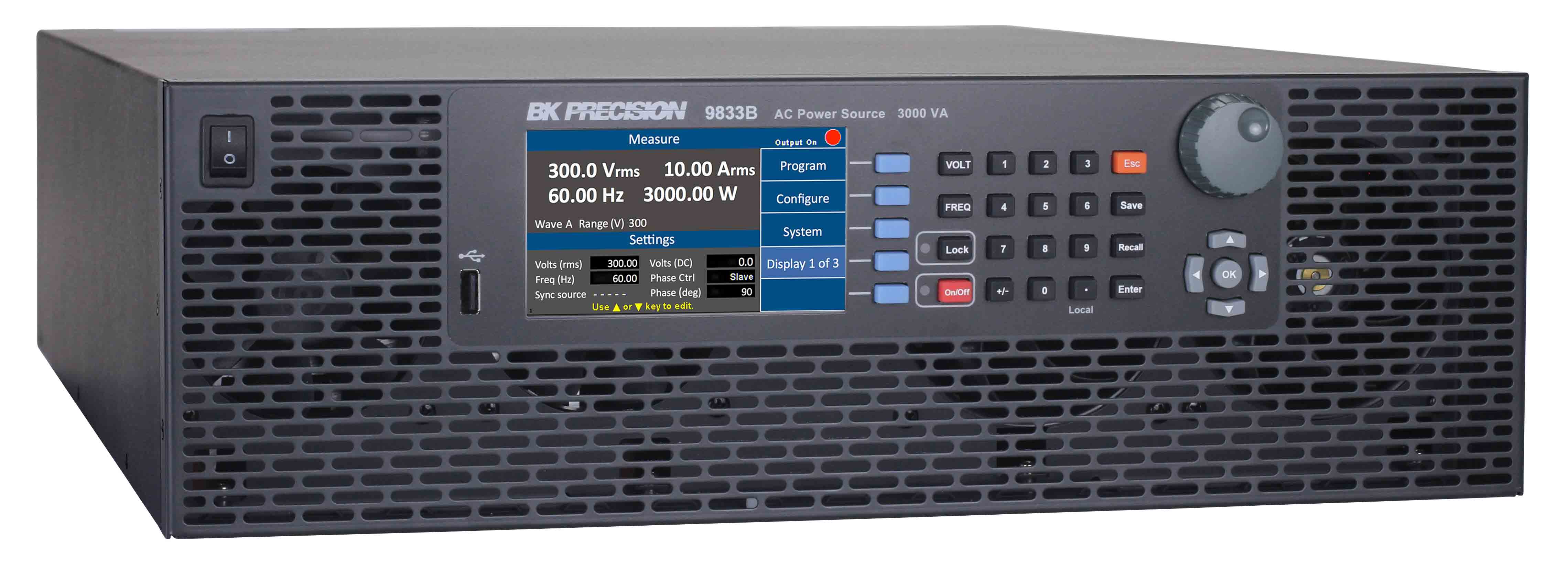 bk9833b BK Precision Bench Power Supply, 1-Output 0 V ac to  424V dc, 2000 W, 20 A Max, UKAS