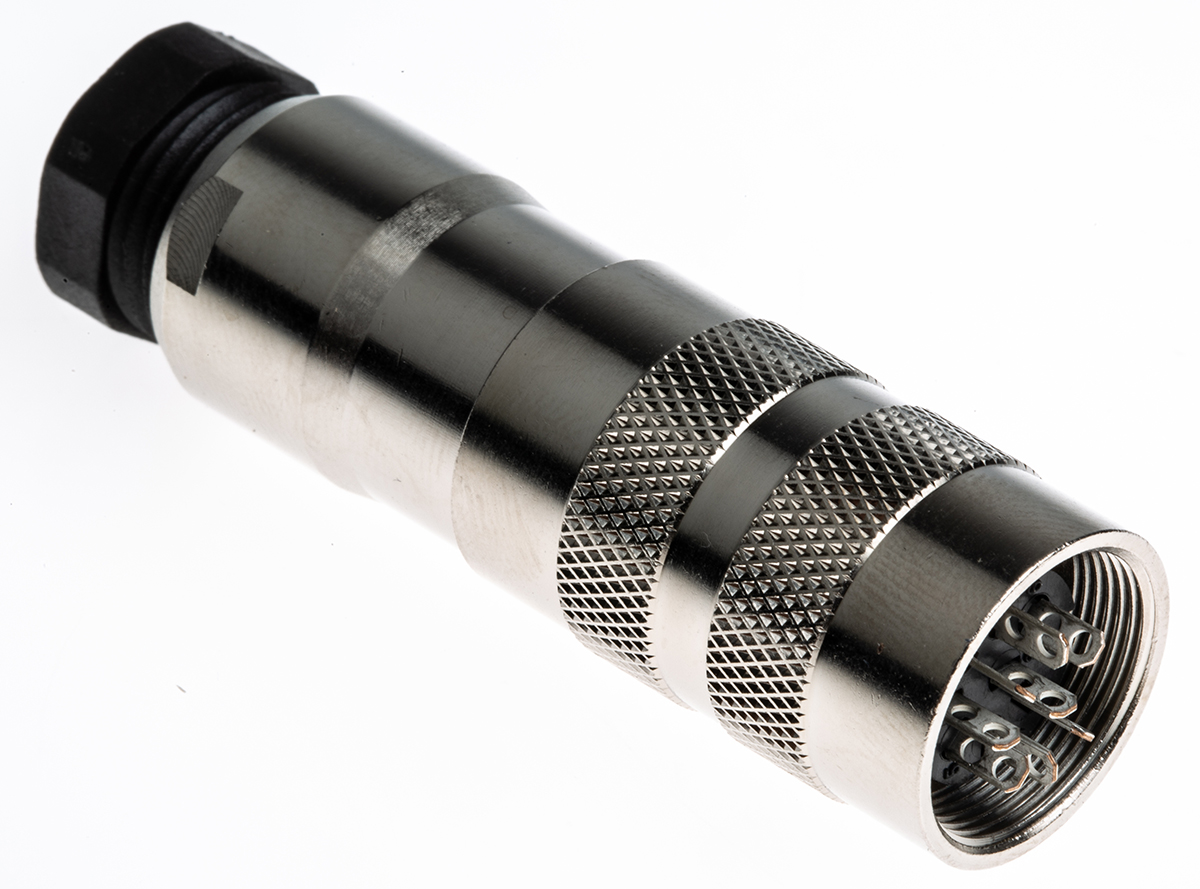 BALLUFF, BCC00TT 8 Pole Right Angle M16 DIN Connector, 5A, 60V IP67, Screw Female