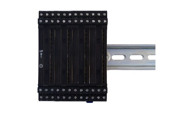 JM CONCEPT Terminal Block, 4-Way, 14AWG Wire, 50mA Screw