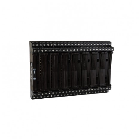 JM CONCEPT Terminal Block, 8-Way, 14AWG Wire, 50mA Screw