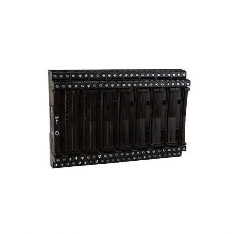 JM CONCEPT Terminal Block, 8-Way, 14AWG Wire, 50mA Screw