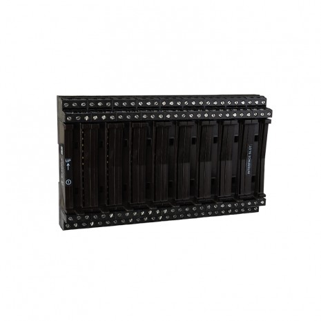 JM CONCEPT Terminal Block, 9-Way, 14AWG Wire, 50mA Screw
