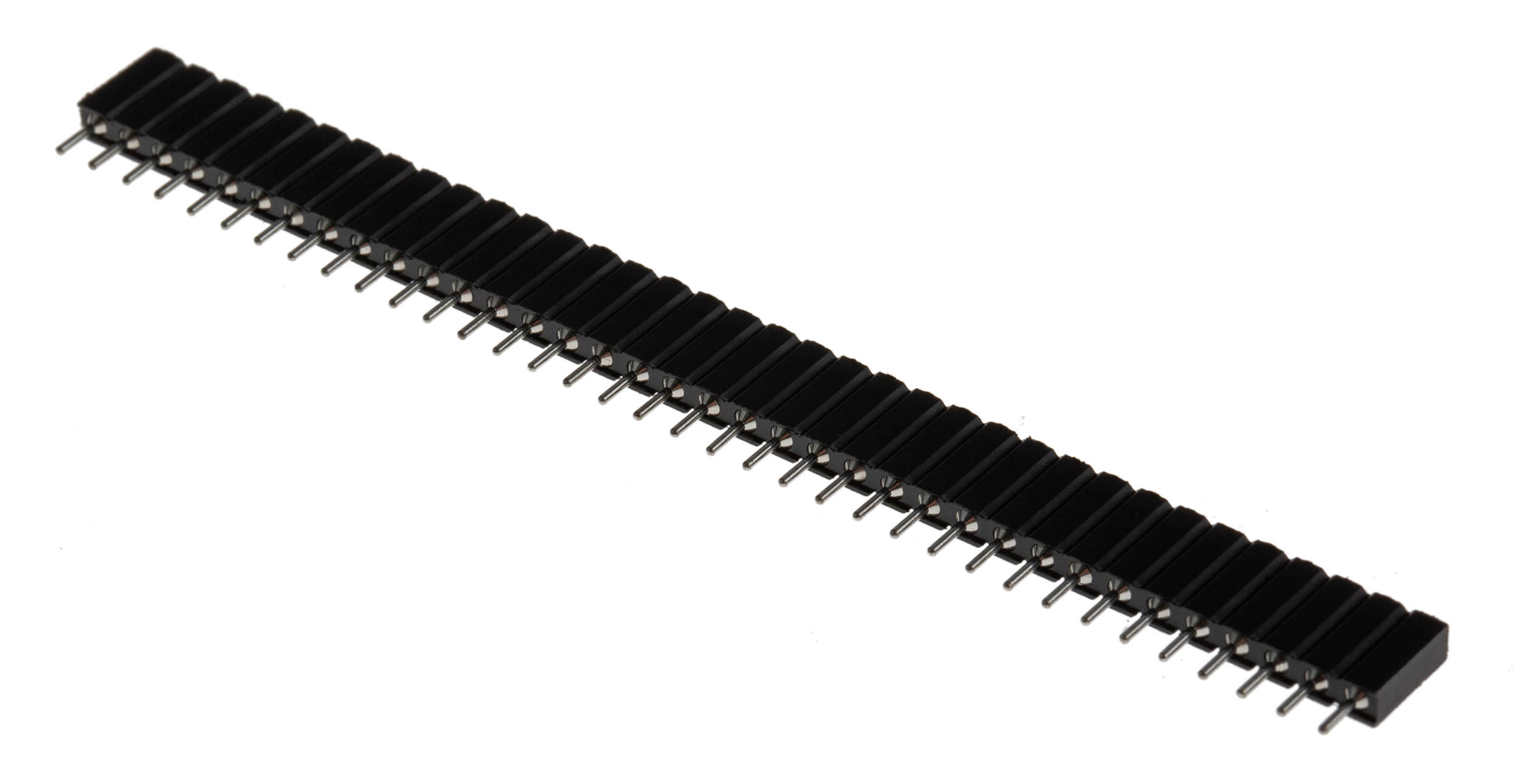 E-TEC BL Series Straight Through Hole PCB Socket, 36-Contact, 1 Row, 2.54 mm Pitch Solder