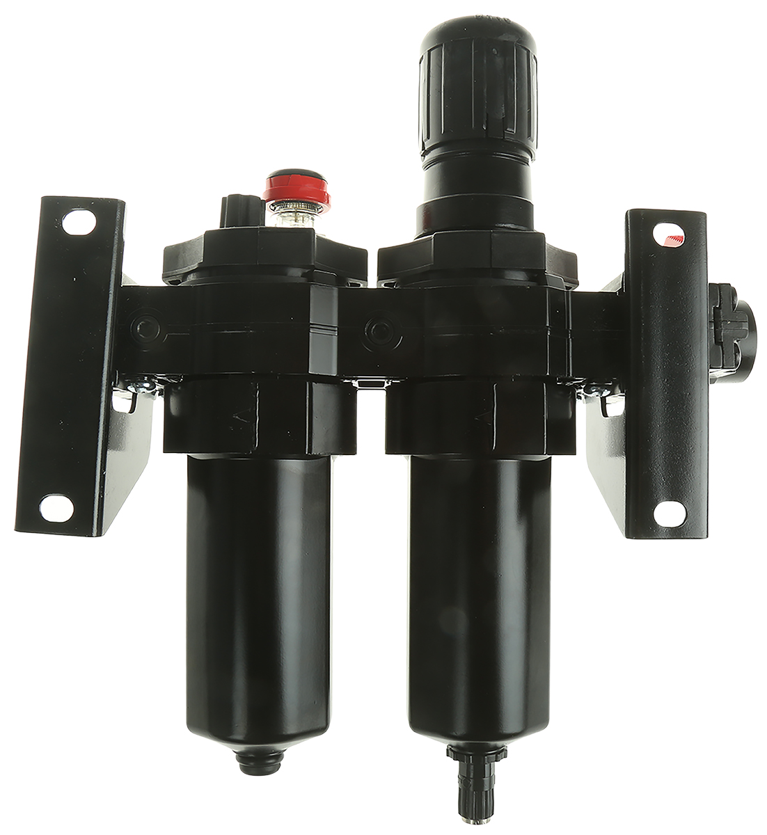 bl64-601 Norgren 3/4 in FRL, Automatic Drain, 40 μm Filtration Size Integrated Pressure Gauge