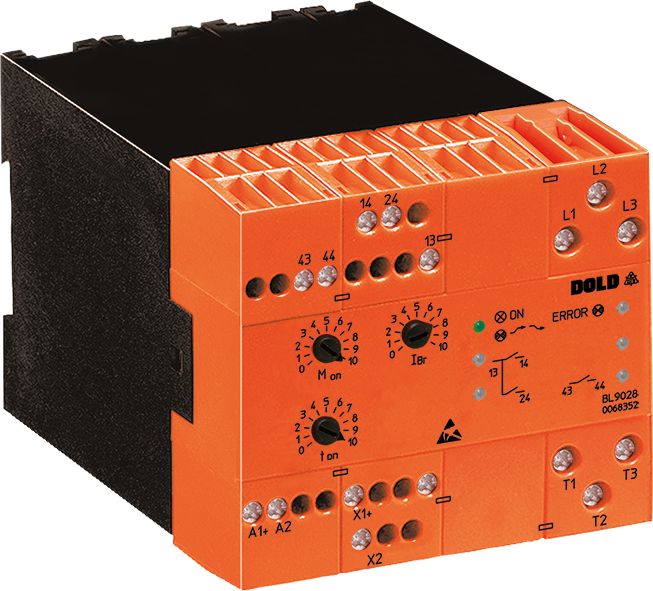 Dold PF 9015 Motor Starter, Soft Start, 480V, 7.5 kW, 3 Phase, IP40, IP20
