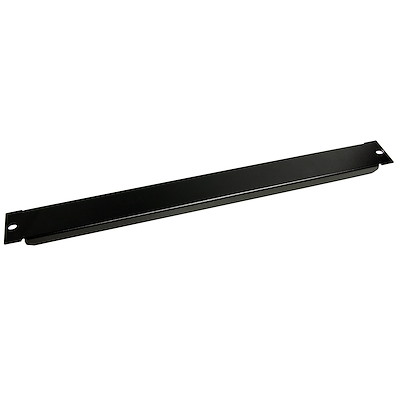 StarTech.com Black Steel Blanking Panel, 1 U, Shielded 493 mm 44mm