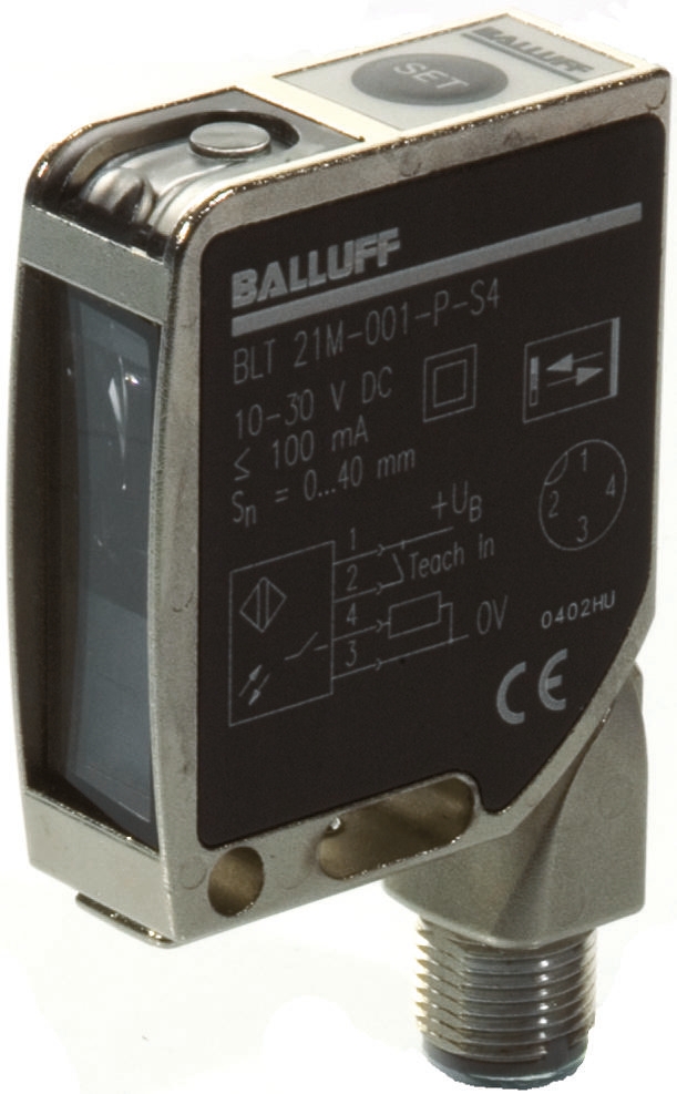 BALLUFF Light Intensity Sensor Ultraviolet LED 40 mm, PNP, 30 mA, IP67 30 V