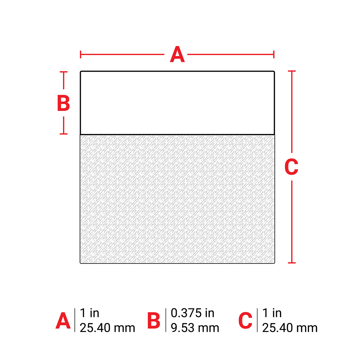 bm-19-427 Brady Label Printer Ribbon Label for use with BMP61 Printers
