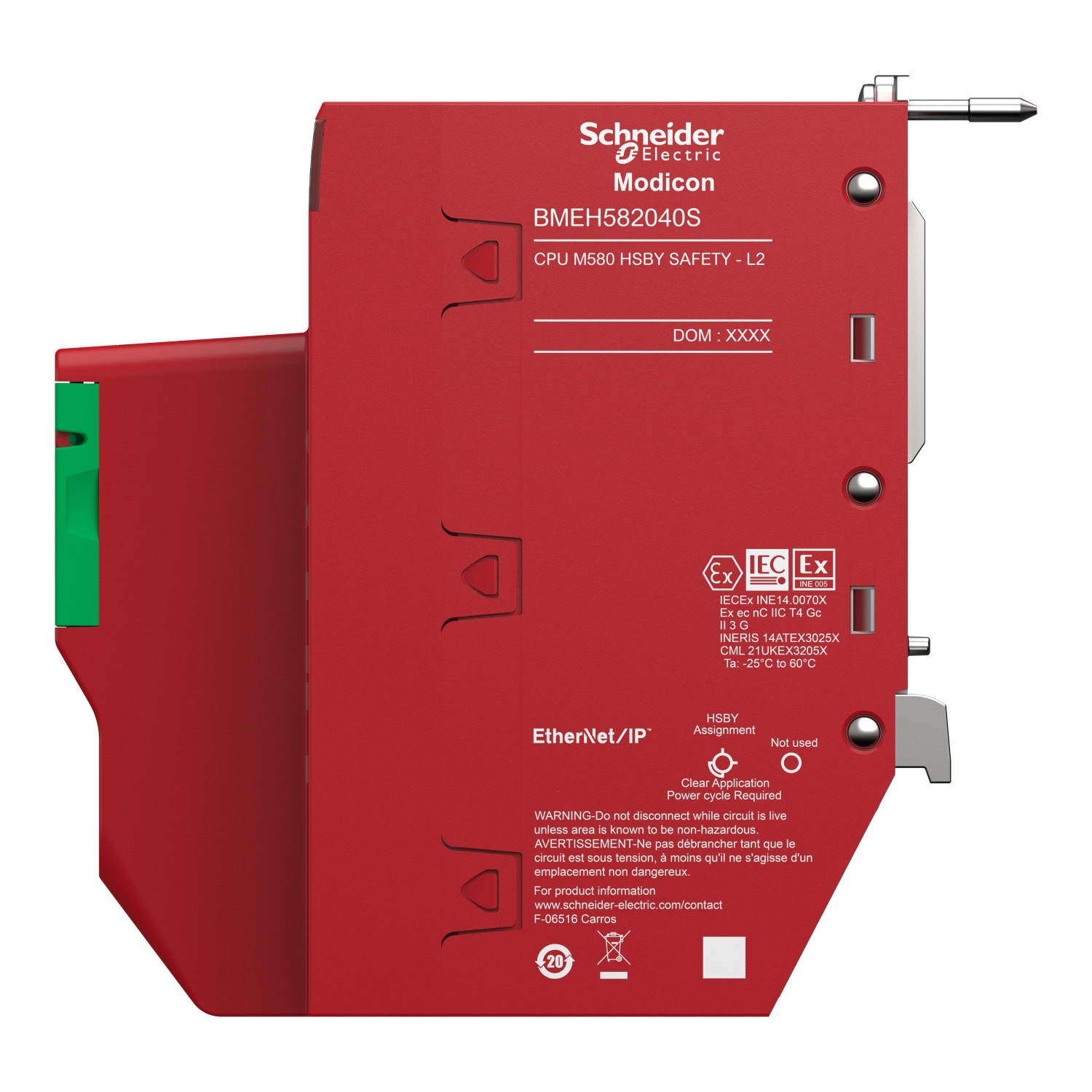 bmeh582040s Schneider Electric Modicon M580 Series PLC CPU