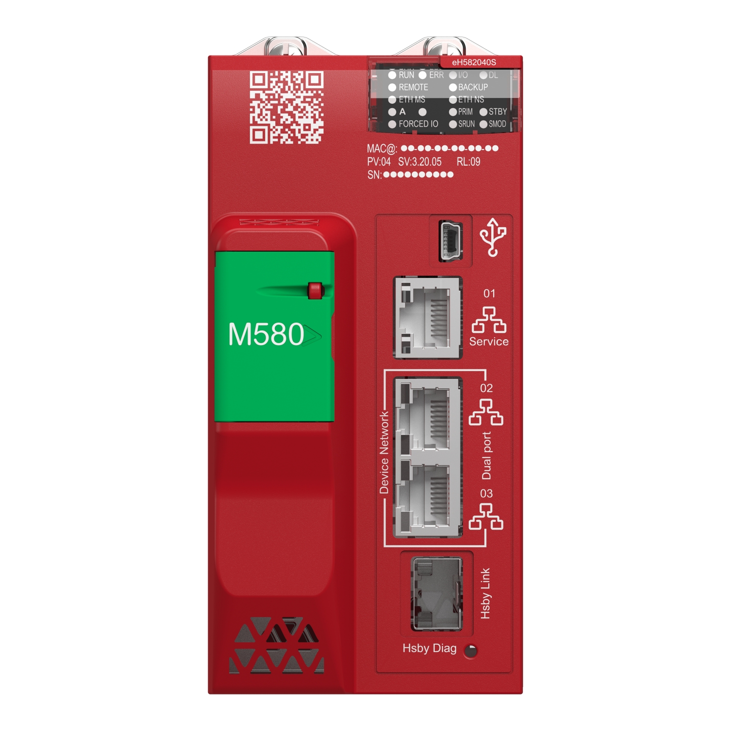 bmeh582040s Schneider Electric Modicon M580 Series PLC CPU