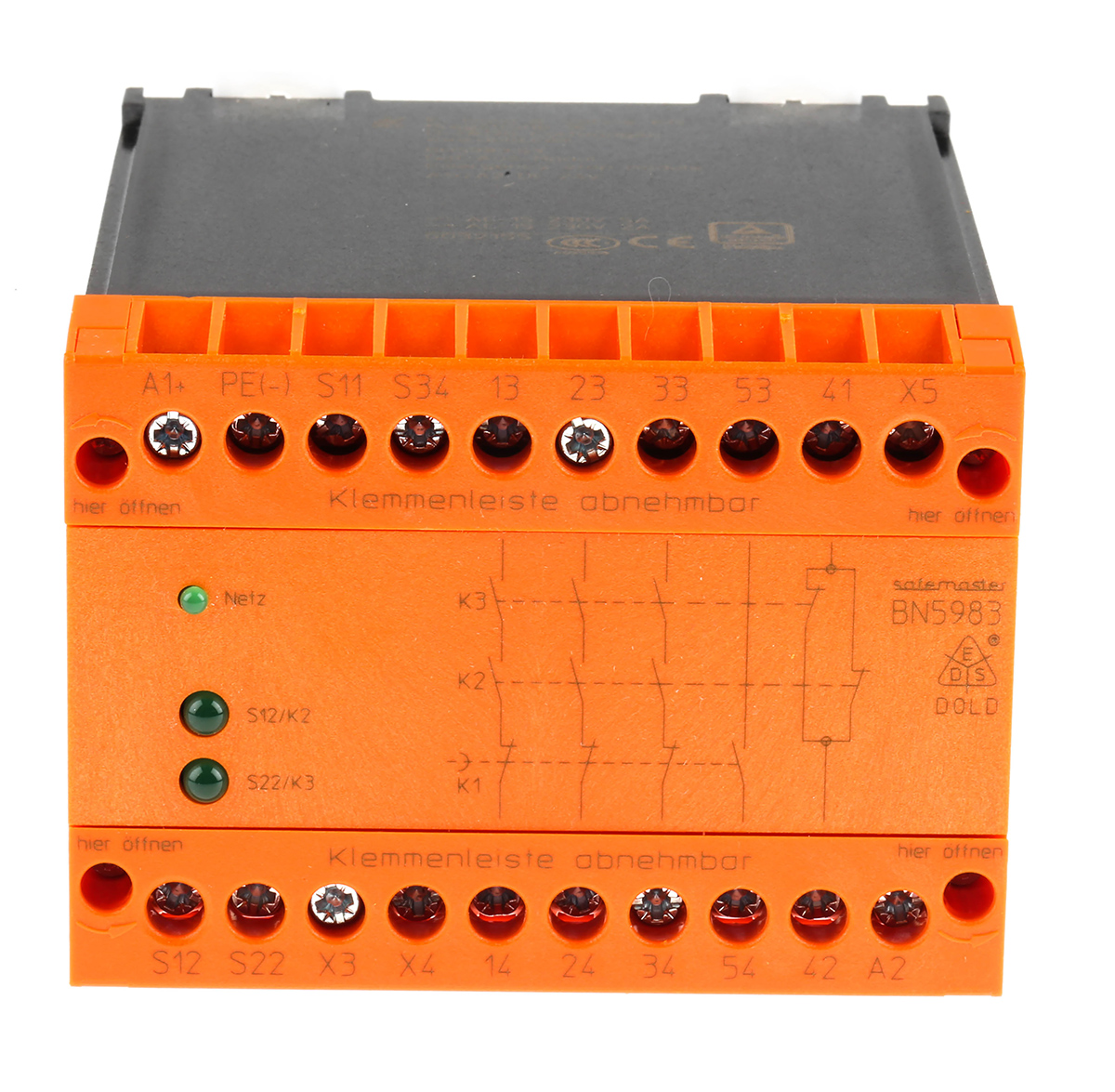 Dold BN 5983 Safety Relay, 3 Safety Contacts, 1