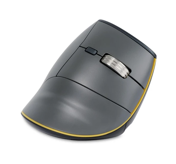 Bakker Elkhuizen 8 Button Wired;Wireless Vertical Optical Mouse Dark Grey