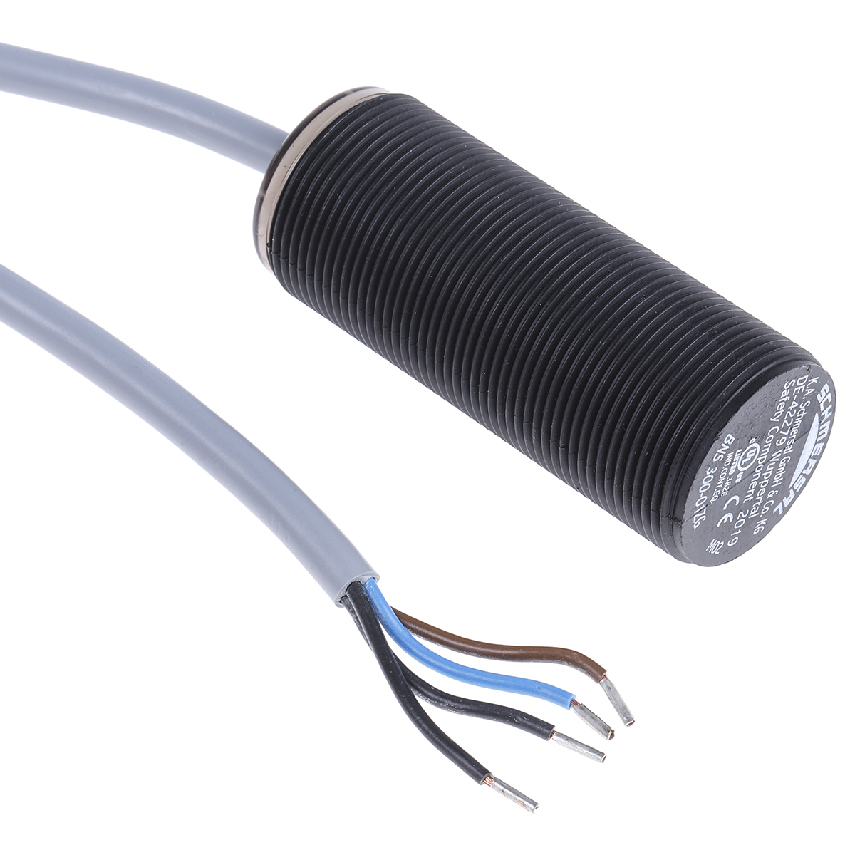 Schmersal BNS300 Series Magnetic Non-Contact Safety Switch, Plastic Housing, 24V dc, NC, Cable