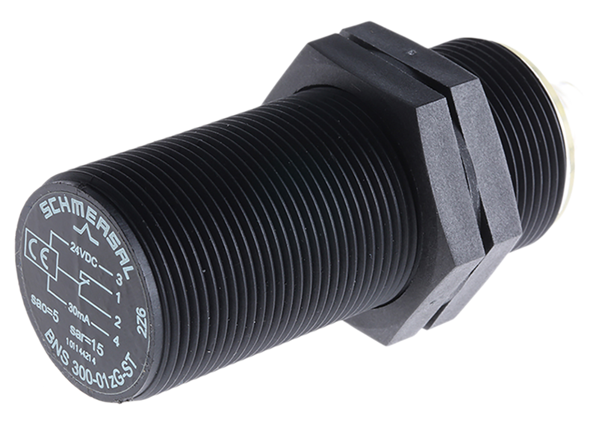 Schmersal BNS300 Series Magnetic Non-Contact Safety Switch, Plastic Housing, NC, M12