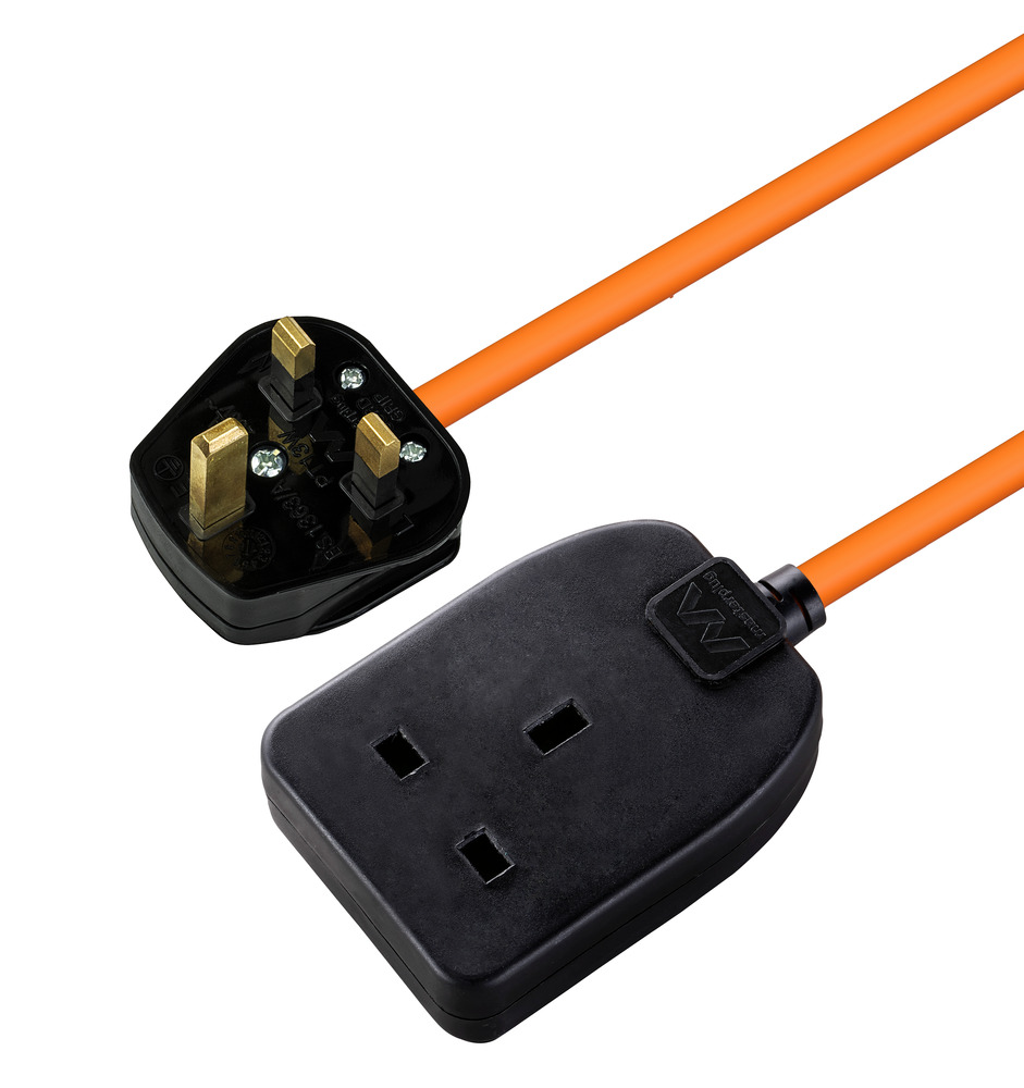 BG Electrical 10 m 1 Socket Shuttered Socket Extension Lead Extension Lead, 240V, IP20