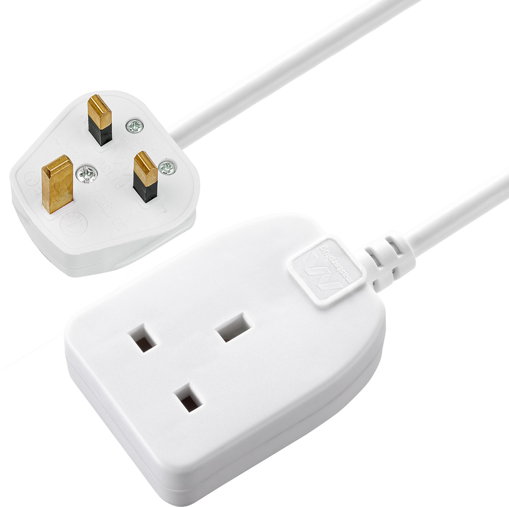 BG Electrical 5 m 1 Socket Shuttered Socket Extension Lead Extension Lead, 240V, IP20