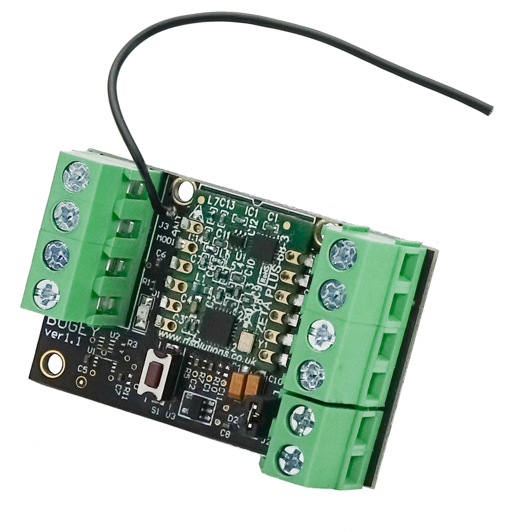 RF Solutions BOGEYBOARD-R4T4 RF Transmitter FM 433 MHz 16V dc
