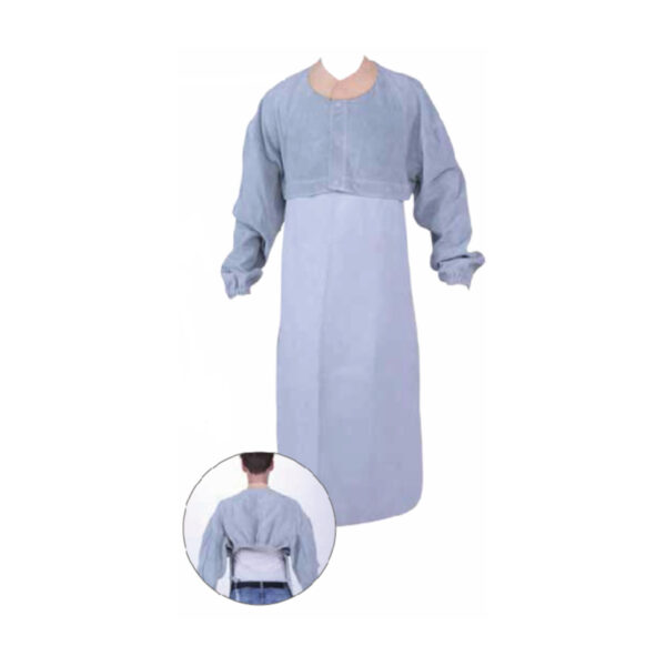 GUYARD BOL 41119070 Grey, Blue, Heat Insulating Jacket Snap Buttons, M 1 EA