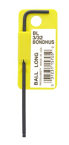 Bondhus L Wrench Imperial/Metric Hex Key, Hex size 3/32 in