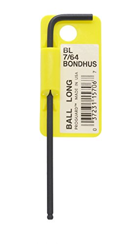 Bondhus L Wrench Imperial/Metric Hex Key, Hex size 7/64 in