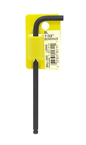 Bondhus L Wrench Imperial/Metric Hex Key, Hex size 7/32 in