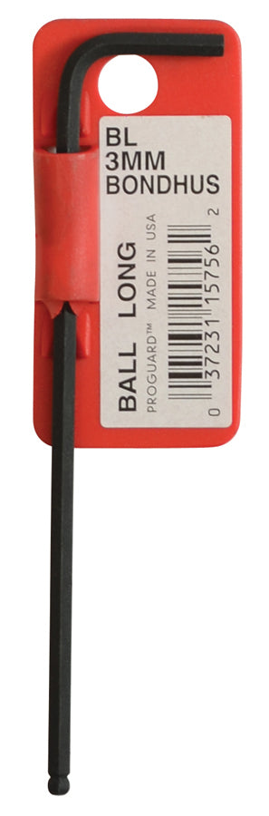 Bondhus L Wrench Imperial/Metric Hex Key, Hex size 3.5 mm