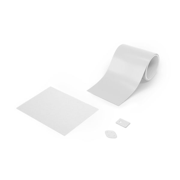 Bergquist BERGQUIST BOND PLY TBP 850 TBP 850 White Double Sided Adhesive Square, 0.008 in Thick, Acrylic Backing, 11in x