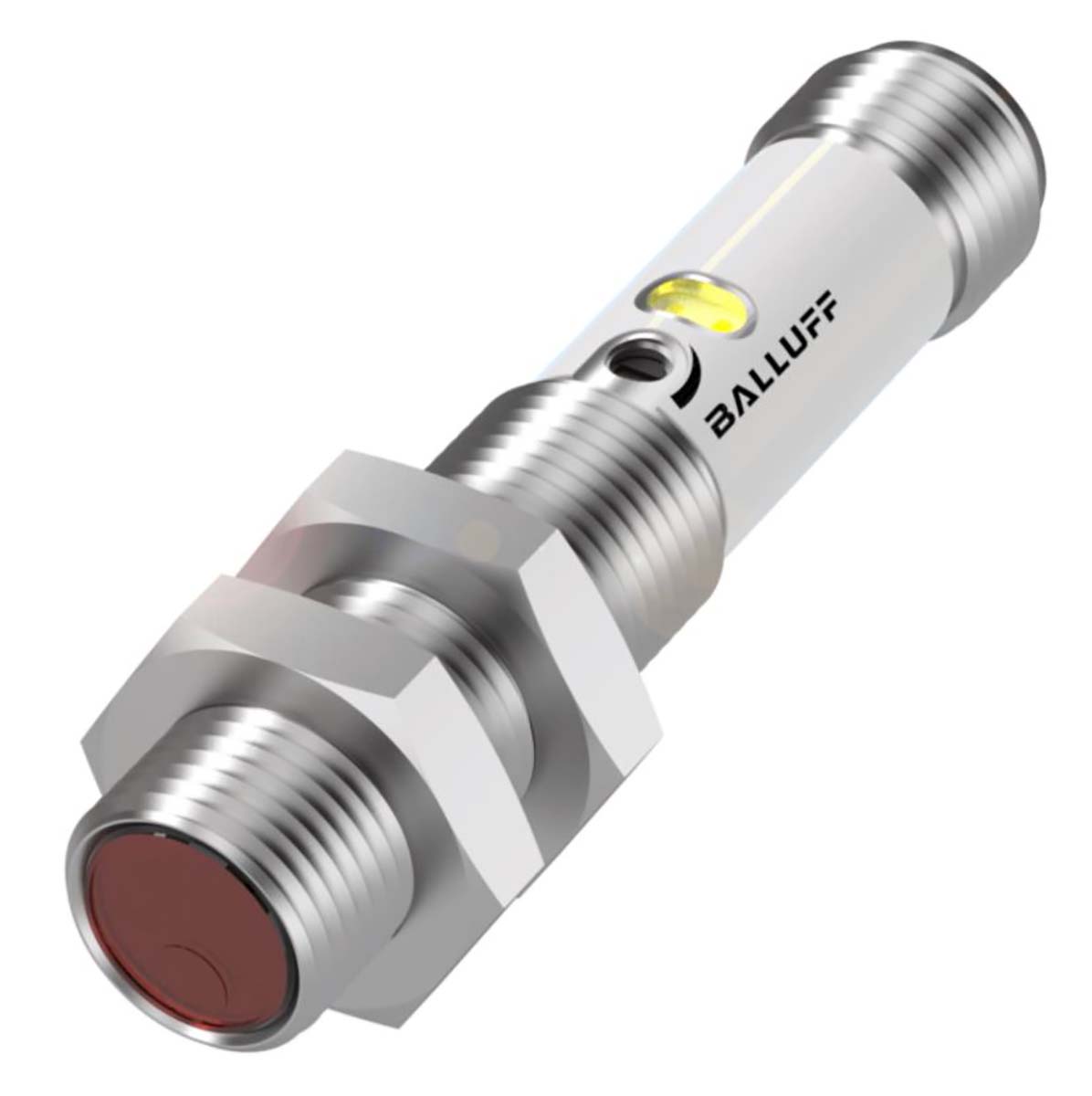 BALLUFF Retroreflective Photoelectric Sensor, Barrel Sensor