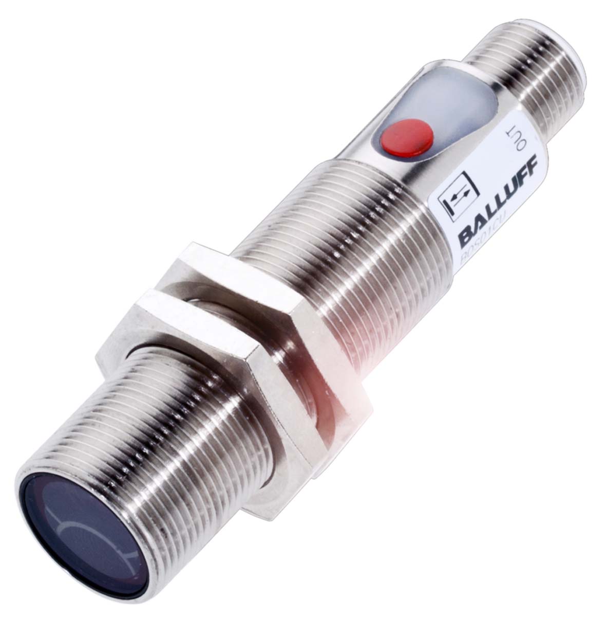 BALLUFF Retroreflective Photoelectric Sensor, Barrel Sensor