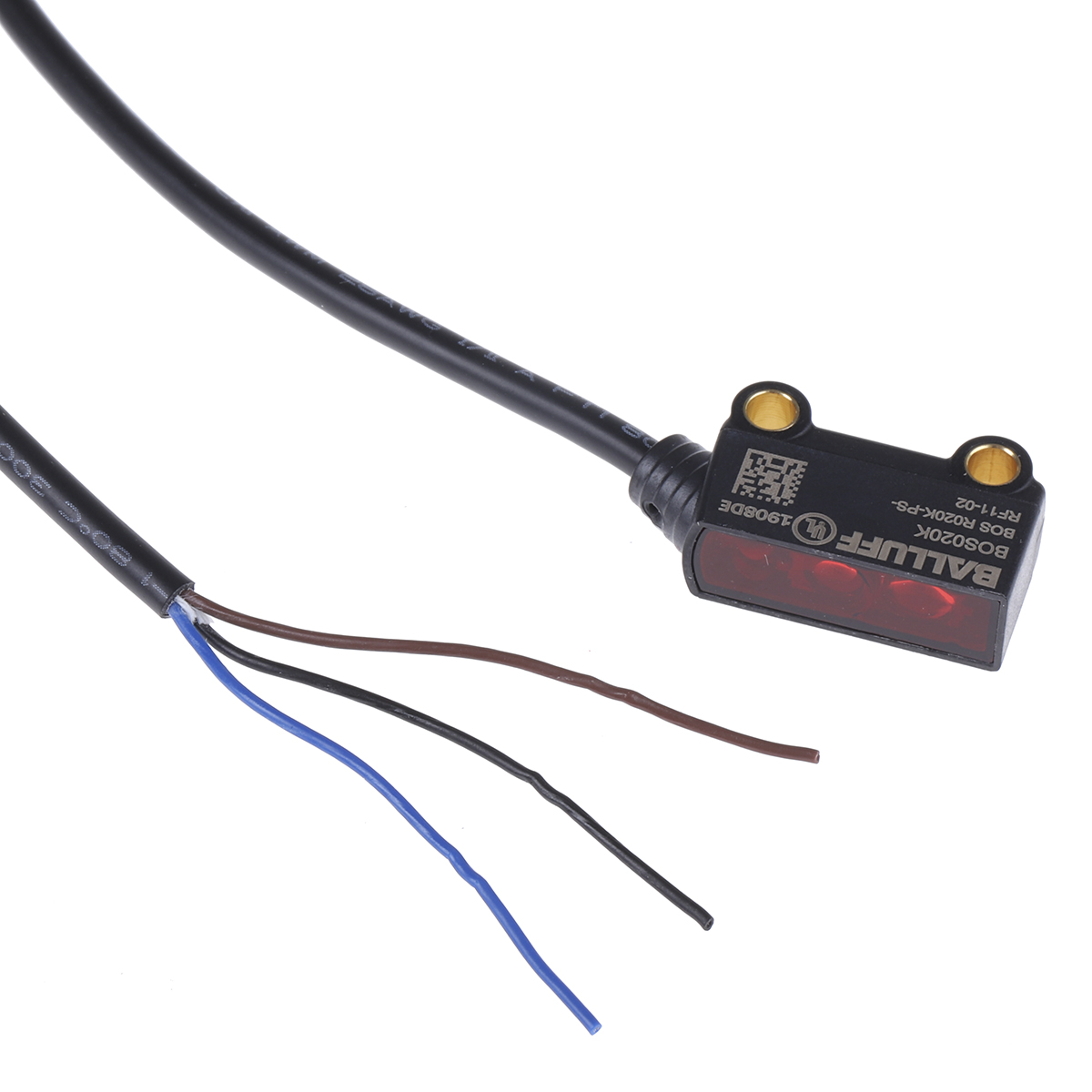 BALLUFF Diffuse Photoelectric Sensor, Block Sensor