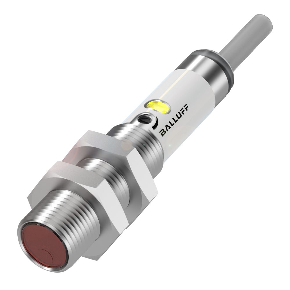 BALLUFF Diffuse Photoelectric Sensor, Barrel Sensor