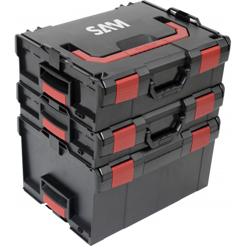 box-3x SAM 1 Drawer Polyvinyl Chloride Tool Box 117 mm 442 mm 357mm