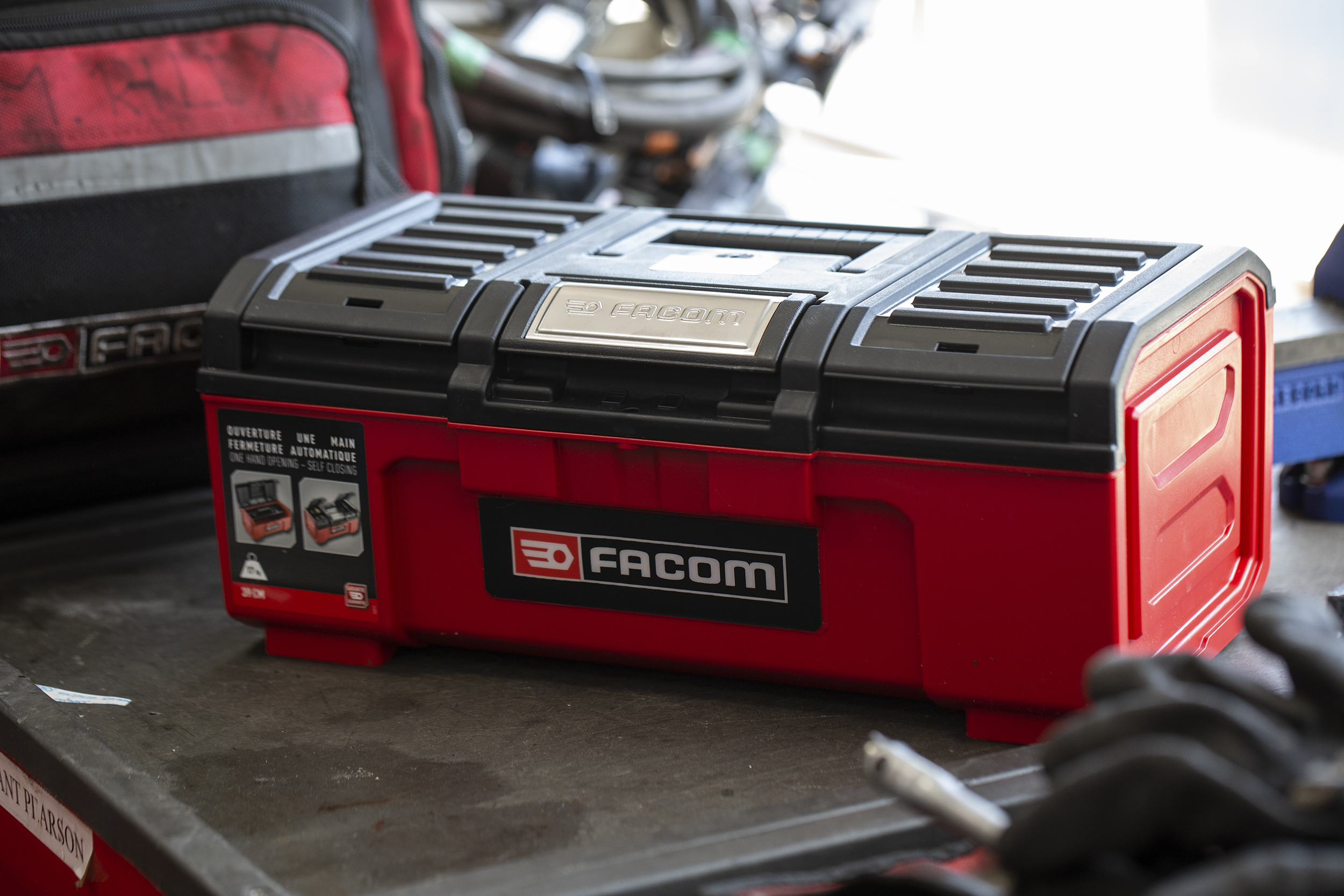 bpc16npb Facom 2 Drawer Plastic Tool Box 164 mm 391 mm 22.2cm