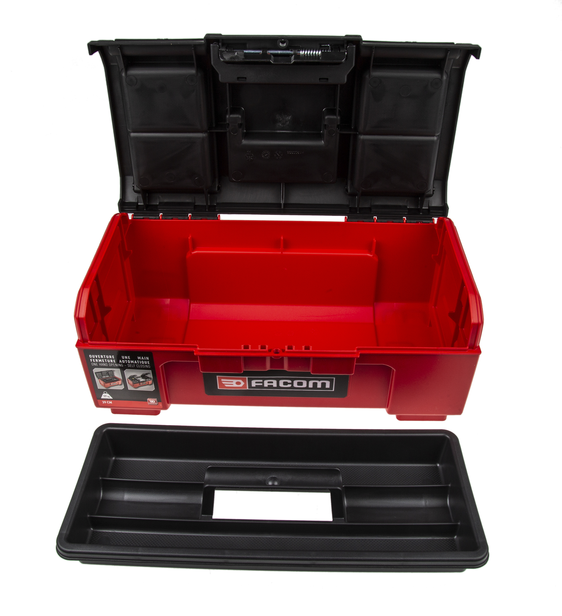 bpc16npb Facom 2 Drawer Plastic Tool Box 164 mm 391 mm 22.2cm