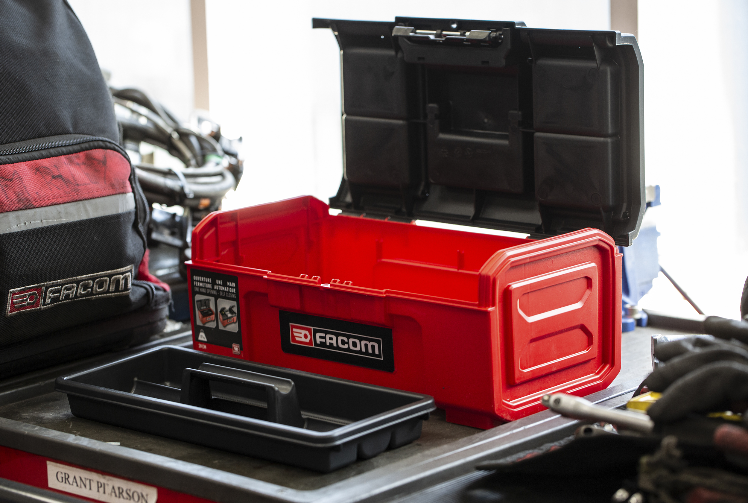 bpc16npb Facom 2 Drawer Plastic Tool Box 164 mm 391 mm 22.2cm